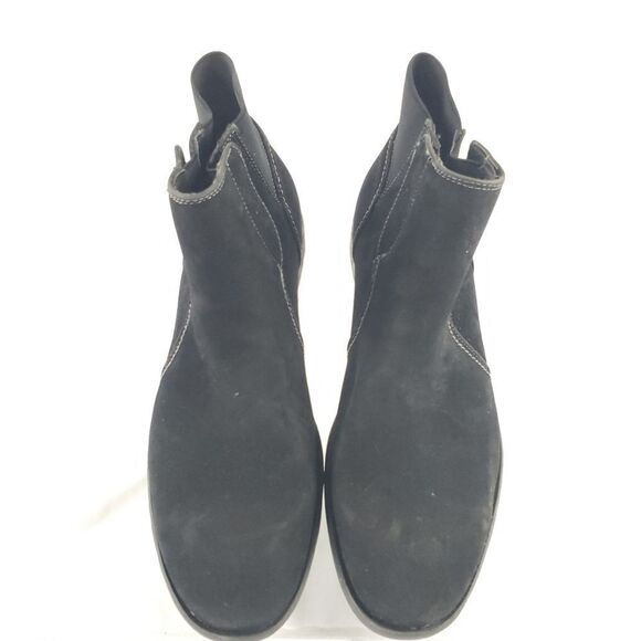 Robert Wayne men’s Black Chelsea suede Boots size 12 - Picture 2 of 9